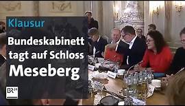 Klausur: Bundeskabinett tagt auf Schloss Meseberg | BR24