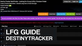 DestinyTracker LFG Guide