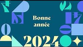 La communauté de l'Université Paris Nanterre vous souhaite une belle année 2024 !