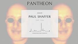 Paul Shaffer Biography | Pantheon