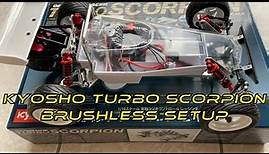 1/10 Kyosho Turbo Scorpion Brushless setup | Legendary series RC Buggy