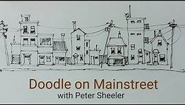 How to Draw a house, building or street scene. QUICK, EASY AND FUN. With Peter Sheeler