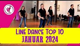 Line Dance Top 10 Videos - Januar 2024