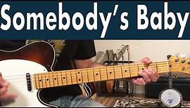 How To Play Somebody's Baby On Guitar | Jackson Browne Guitar Lesson + Tutorial