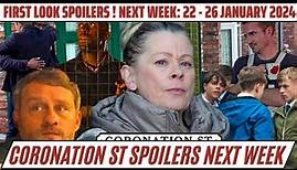 Coronation Street Spoilers next week | 22 to 26 Jan 2024: Death, Trauma, and Fire Horrors Unveiled