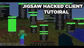 Minecraft JIGSAW CLIENT Tutorial 1.12.2 Best Hacked Client
