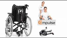 Sunrise Medical R20 Schiebehilfe, extrem leichte Rollstuhlschiebehilfe, einzigartige Faltfunktion