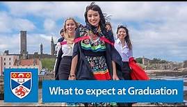 What to expect at Graduation - University of St Andrews