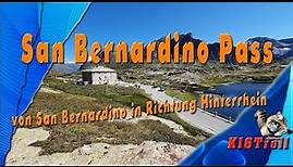 San Bernardino Pass, von San Bernardino auf die Passhöhe - Alpen 2021