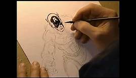 JOHN BUSCEMA draws Captain America
