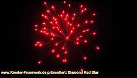 Diamond Feuerwerk - Red Star (Silvesterfeuerwerk)