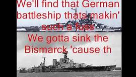 Johnny Horton - Sink the Bismarck with lyrics