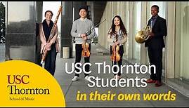 USC Thornton Students: In Their Own Words