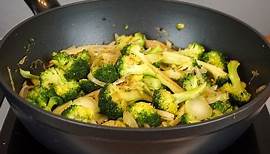 Brokkoli aus der Pfanne Rezept Der Bio Koch #777