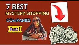 7 BEST MYSTERY SHOPPING COMPANIES
