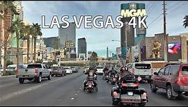Driving Downtown - Las Vegas 4K - USA