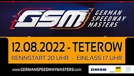 German Speedway Masters - 12.08.2022 Live aus Teterow