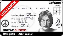 IMAGINE ✌ - John Lennon 👓 ( Lyrics and GuiTar Chords ) 🎸