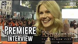 Hanna Alström Premiere Interview | Kingsman: The Golden Circle