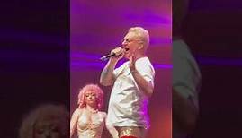 Andy Bell of Erasure drops Mic off the stage during - Stop at Rewind 2023 #80smusic #music
