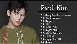 Paul Kim 노래모음 Best 10곡 ( Songs Playlist 2020)
