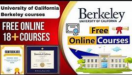 University of California Berkeley Free Online Courses