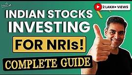NRIs Investments in Indian Stock Market | Investing for Beginners 2023 | Ankur Warikoo Hindi
