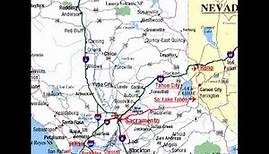 map of northern California