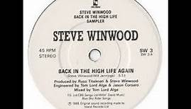 Steve Winwood Back In The High Life Again Lyrics