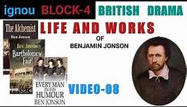 Life and works of Ben Jonson