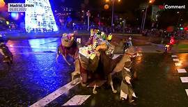 Ein winterliches Fest für die Sinne: Dreikönigsparade durch Madrid - video Dailymotion