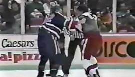 Dave Brown vs Bob Probert Jan 9, 1991