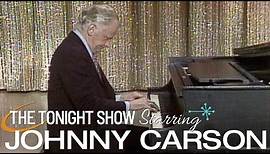 Art Carney Shows His Piano Skills and Johnny Jumps on the Drums | Carson Tonight Show