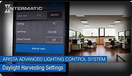 How to Adjust Daylight Harvesting Settings in the Intermatic ARISTA Mobile App
