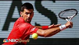 French Open Round 3: Novak Djokovic vs. Aljaz Bedene | HIGHLIGHTS | 5/27/2022 | NBC Sports