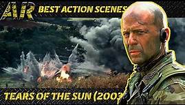 Warlords MUST FEAR BRUCE WILLIS | Best Action Scenes | TEARS OF THE SUN (2003)