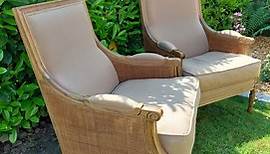 Sessel Stuhl vintage Louis Philippe Rattan shabby chic | Kaufen auf Ricardo