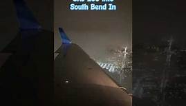 CRJ-200 low visibility approach into South Bend International Airport (SBN) #flights #aircraft