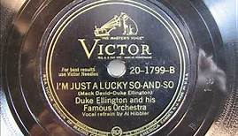 I'M JUST A LUCKY SO AND SO by Duke Ellington with Al Hibbler 1945
