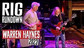 Warren Haynes Rig Rundown Guitar Gear Tour with Gov't Mule [2023]