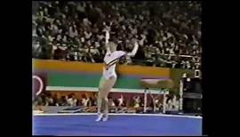Ecaterina SZABO (ROM) floor - 1984 Olympics Los Angeles EF
