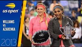 Serena Williams vs Victoria Azarenka Full Match | US Open 2013 Final