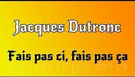 Jacques Dutronc - Fais pas ci, fais pas ça(FRENCH LYRICS + ENGLISH AND GREEK TRANSLATION)