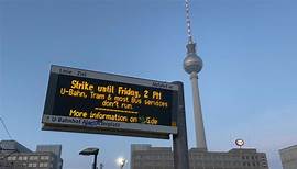 BVG-Streik: In Berlin kommt Nahverkehr zum Erliegen