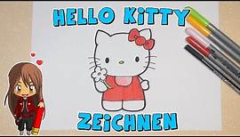 Hello Kitty einfach malen für Kinder | ab 6 Jahren | Malen mit Evi | deutsch
