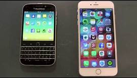 BlackBerry Classic vs iPhone 6 Vergleich und mehr
