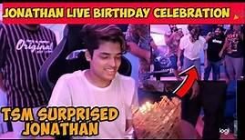 | Jonathan Live Birthday Celebration with Tsmentity | Tsmentity Surprised Jonathan with Cake |