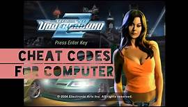 NEED FOR SPEED UNDERGROUND 2 - Cheat codes for PC