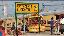 Lucknow Charbagh railway station Uttar Pradesh, Indian Railways Video in 4k ultra HD