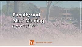 SHSU Annual Faculty and Staff Meeting | 2023